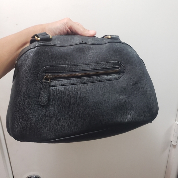 Mary Frances Vintage Deep Sea Connection Black Leather Beaded Fish satchel bag. - Picture 9 of 9